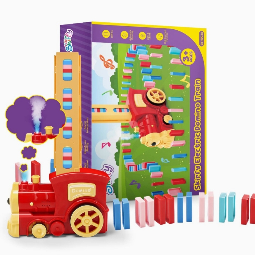 Domino train set